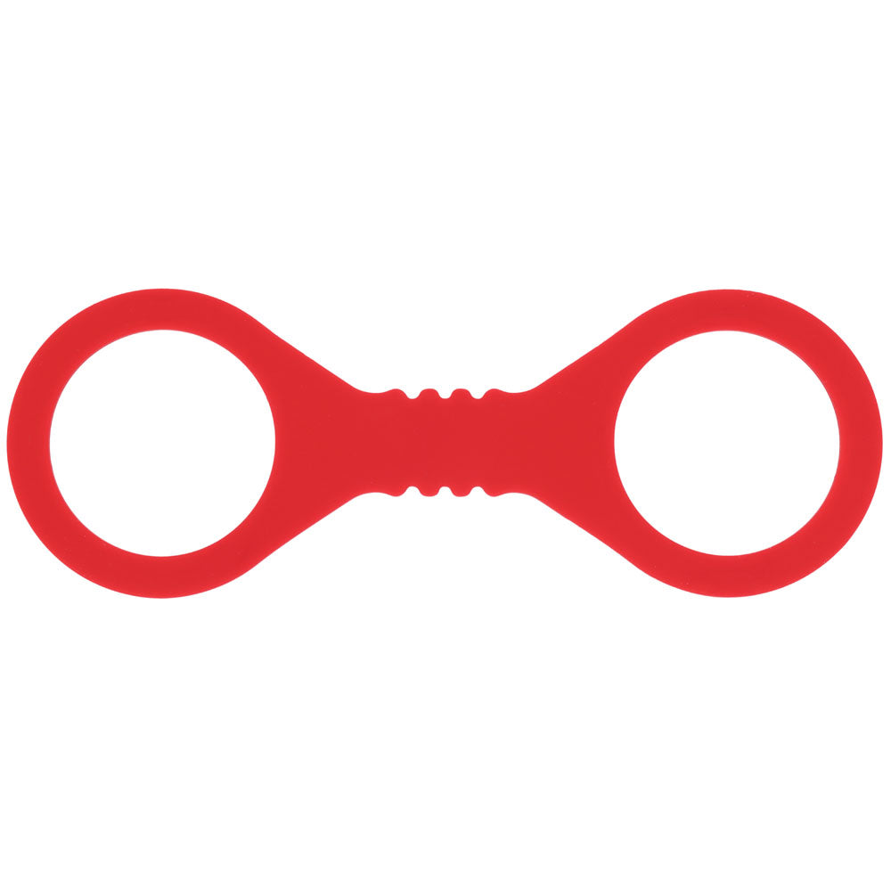 Sex & Mischief Amor Small Silicone Cuffs - Red Small Restraints - SS10229