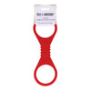 Sex & Mischief Amor Large Silicone Cuffs - Red Large Restraints - SS10230