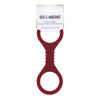 Sex & Mischief Enchanted Small Silicone Cuffs - Burgundy Small Restraints - SS10231