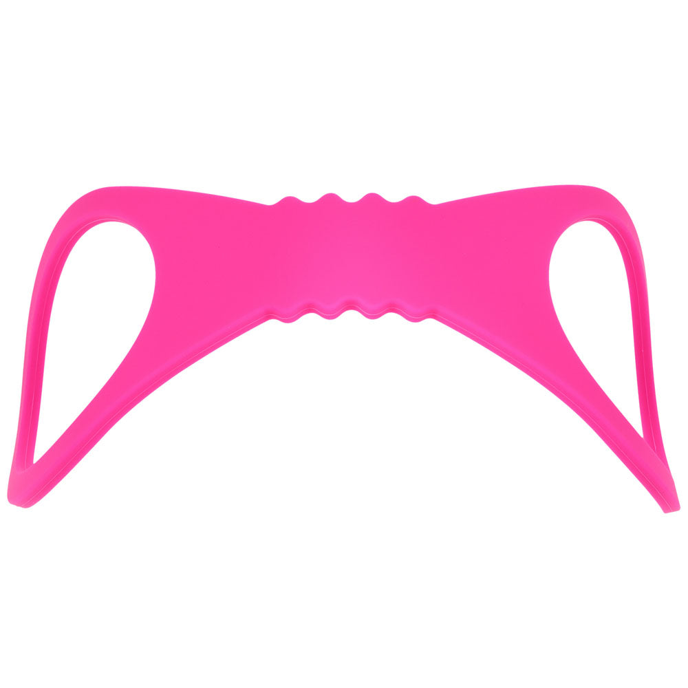 Sex & Mischief Large Hot Pink Silicone Cuffs - Hot Pink Large Restraints - SS10234