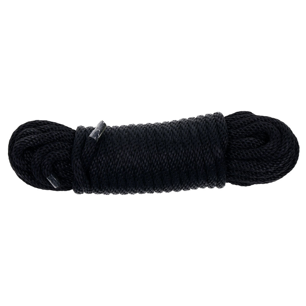 SPORTSHEETS Tied and Twisted Bondage Kit - Black Bondage Kit - 5 Piece Set-SS32406