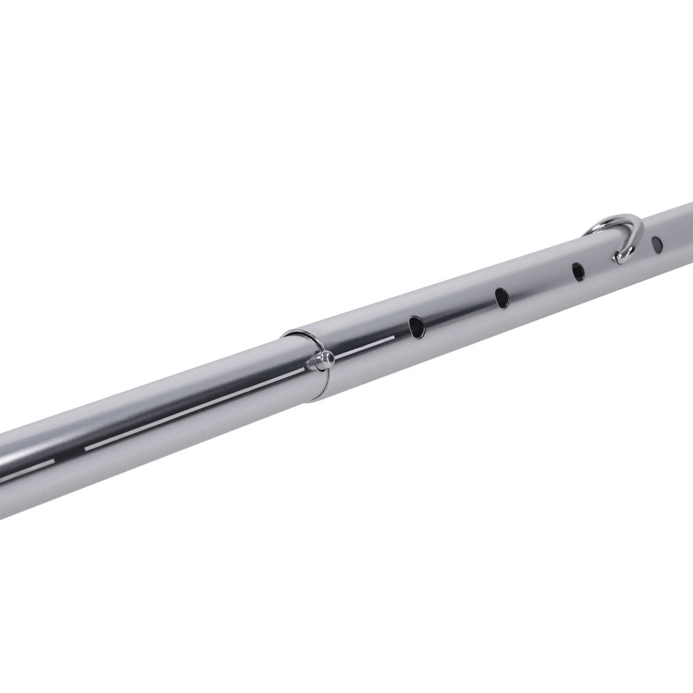 SPORTSHEETS Signature Adjustable Spreader Bar - Silver Metal Adjustable Spreader Bar (No Cuffs Included) - SS68109