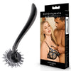 SPORTSHEETS Signature Wartenberg Wheel - Black/Silver Sensation Play Item - SS68112