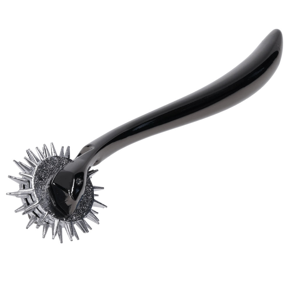SPORTSHEETS Signature Wartenberg Wheel - Black/Silver Sensation Play Item - SS68112