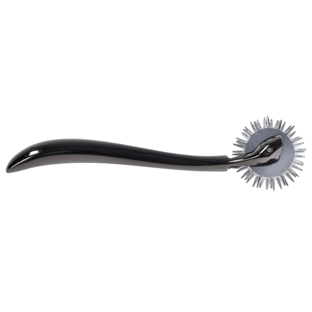 SPORTSHEETS Signature Wartenberg Wheel - Black/Silver Sensation Play Item - SS68112