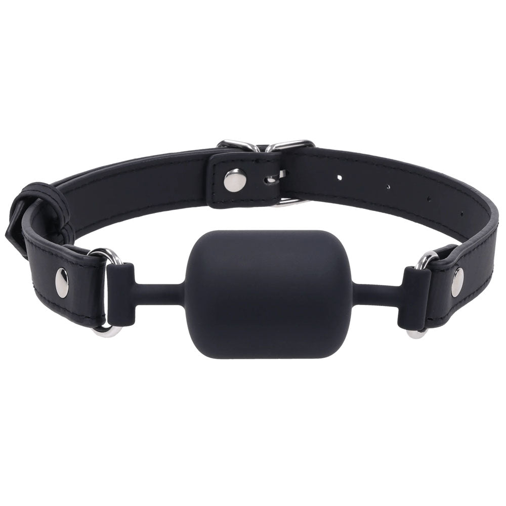 SPORTSHEETS Signature Midnight Muse Barrel Gag - Black Mouth Restraint - SS68118
