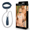 SPORTSHEETS Signature Twilight Tease Collar & Leash - Blue Adjustable Restraint - SS68121