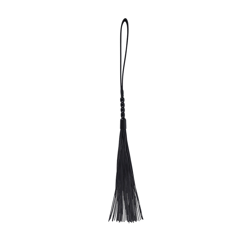 Sex & Mischief Noir Whip - Black 40 cm Rubber Whip-SS92124