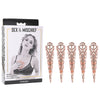 Sex & Mischief Brat Sensory Fingertips - Rose Gold - Set of 5-SS92126