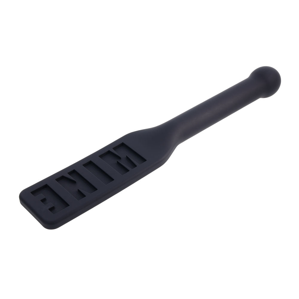 EDGE MINE Silicone Paddle - Black Spanking Paddle-SS98047