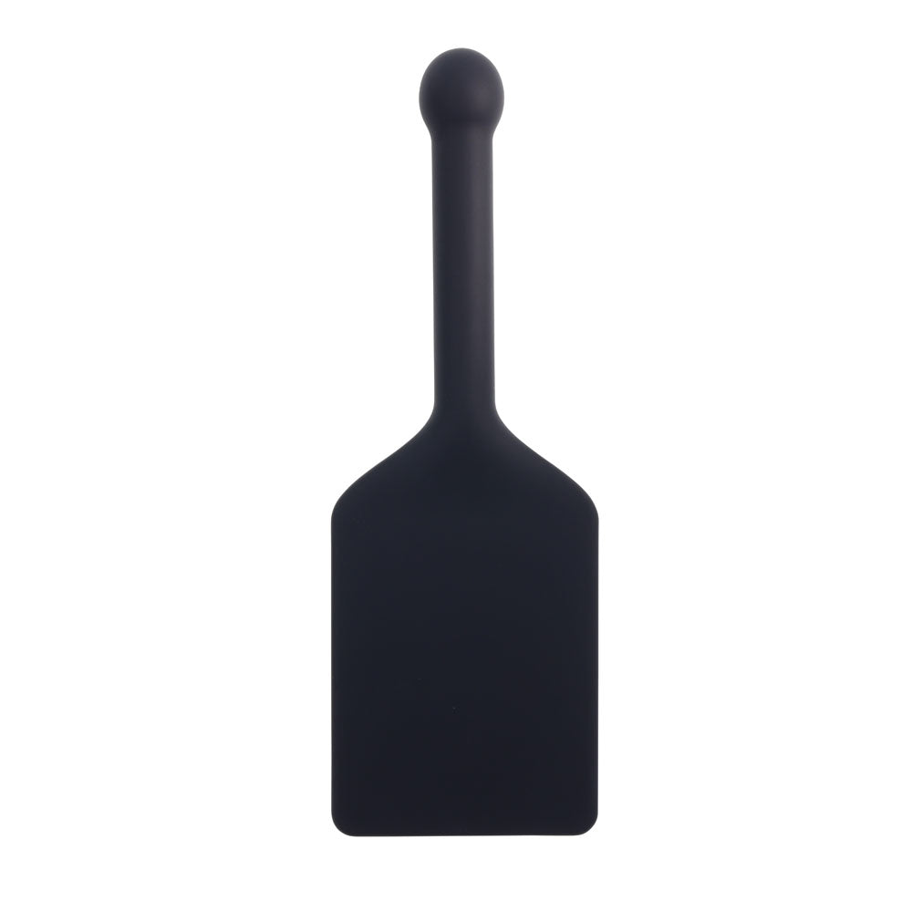 EDGE FUCK TOY Silicone Paddle - Black Silicone Spanking Paddle-SS98048