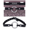 EDGE Interchangeable Ring Gag - Black Mouth Gag Restraint with 2 Interchangeable Pieces-SS98049