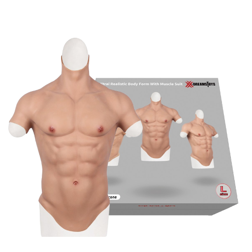 XX-DREAMSTOYS Ultra Realistic Muscle Suit Men Size L-ST256472