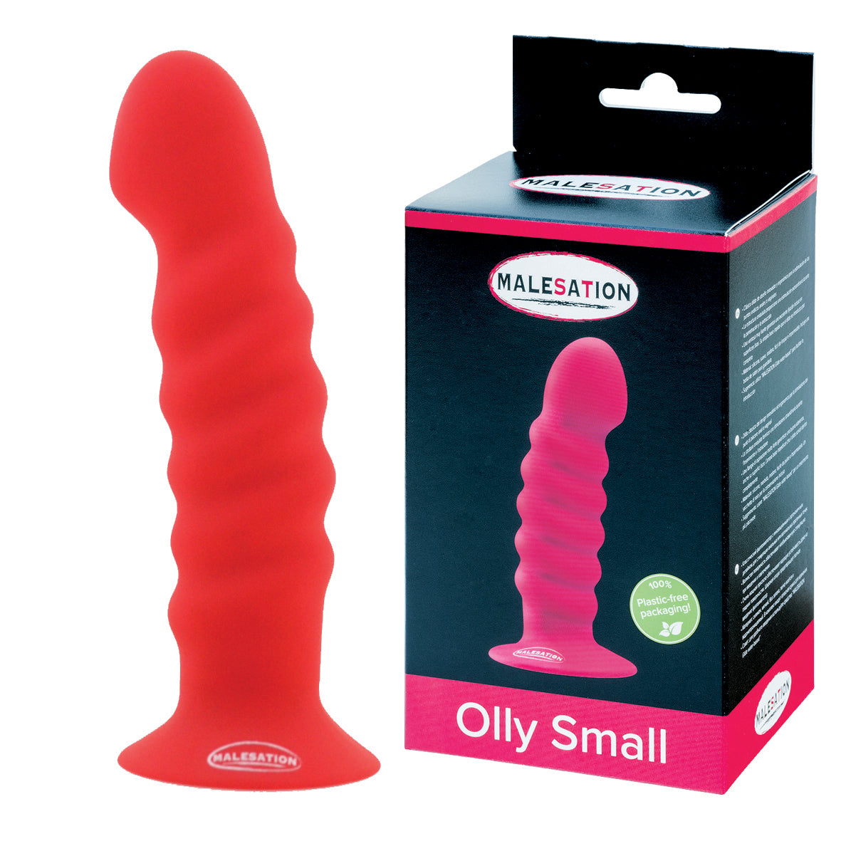MALESATION OLLY DILDO SMALL RED-ST9903