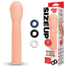 Size Up Realistic 3 Penis Extender - Flesh 7.6 cm (3) Penis Extension Sleeve-SU406