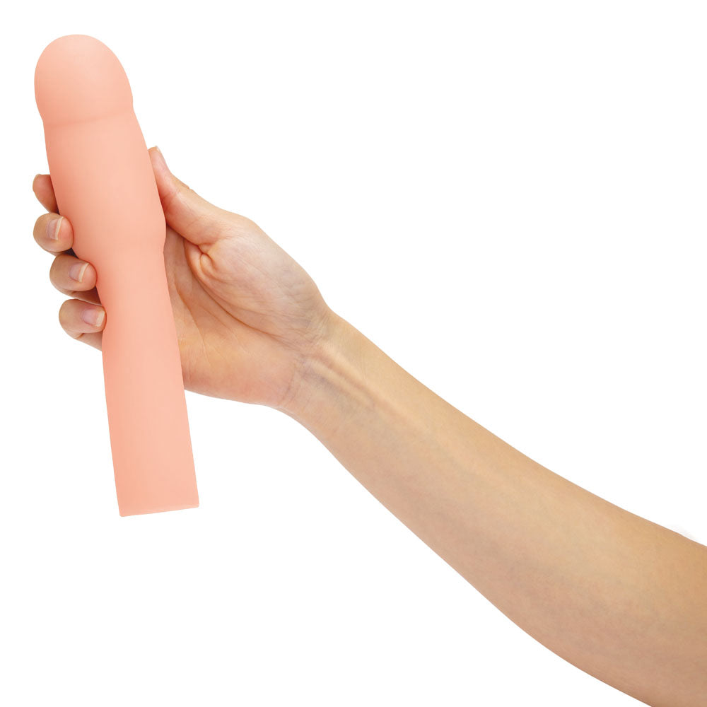 Size Up Realistic 4 Inch Penis Extender - Flesh 10.1 cm (4) Penis Extension Sleeve-SU407