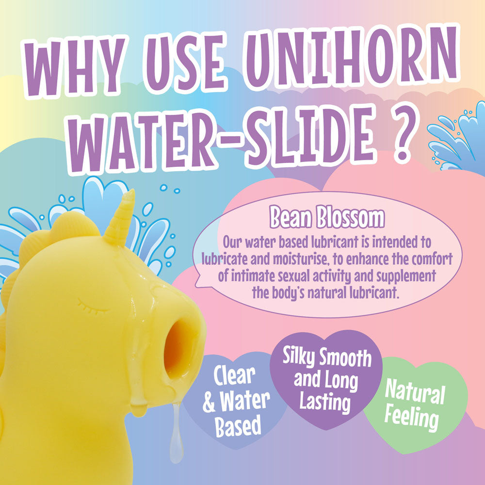 Unihorn Water-Slide Lubricant - Water Based Lubricant - 130 ml Bottle-UNILUBWS4