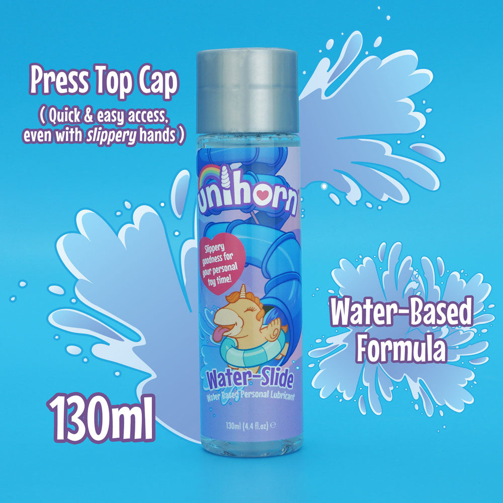 Unihorn Water-Slide Lubricant - Water Based Lubricant - 130 ml Bottle-UNILUBWS4