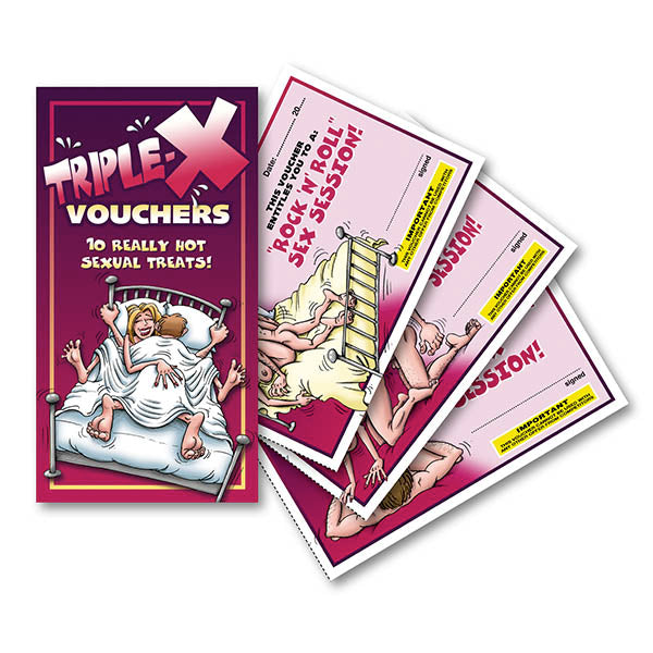 Triple-X Vouchers - Set of 10 Vouchers-VCB-03