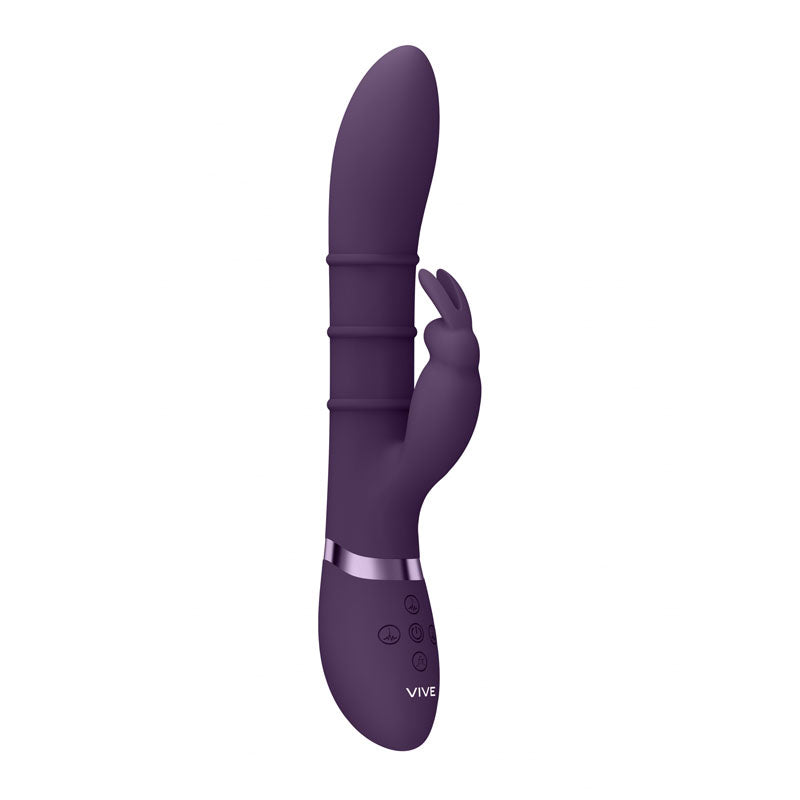 VIVE Sora - Purple - Purple 24.2 cm USB Rechargeable Rabbit Vibrator-VIVE054PUR