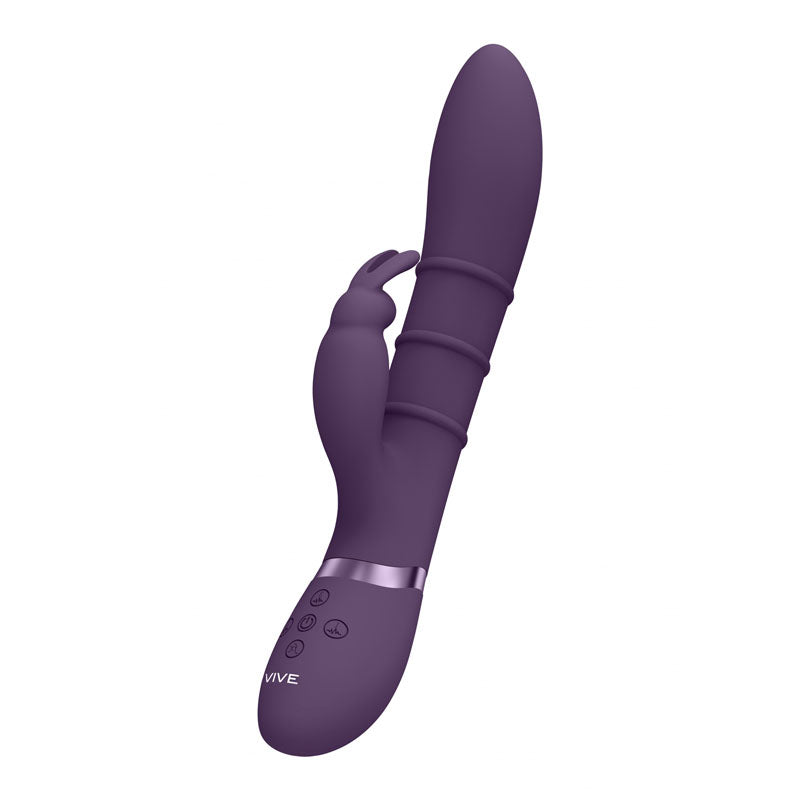 VIVE Sora - Purple - Purple 24.2 cm USB Rechargeable Rabbit Vibrator-VIVE054PUR