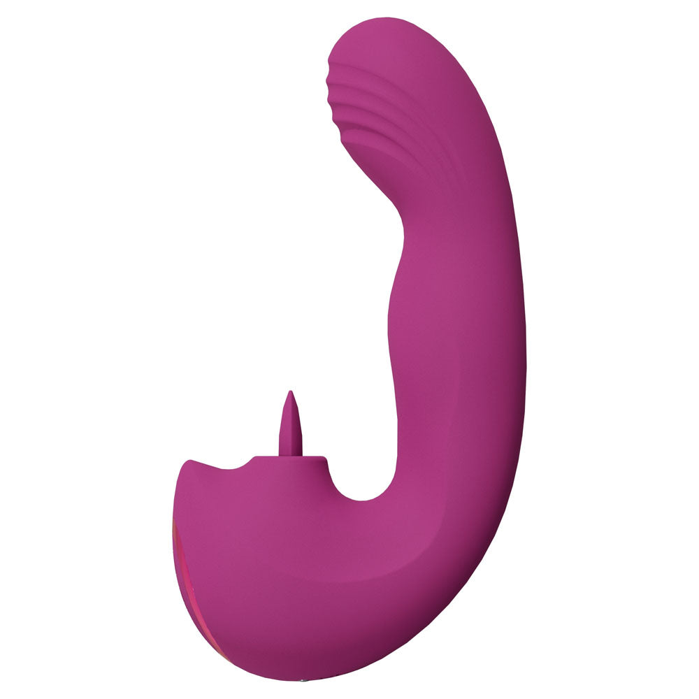 VIVE Yumi - Pink - Pink USB Rechargeable Triple Motor Vibrator-VIVE060PNK