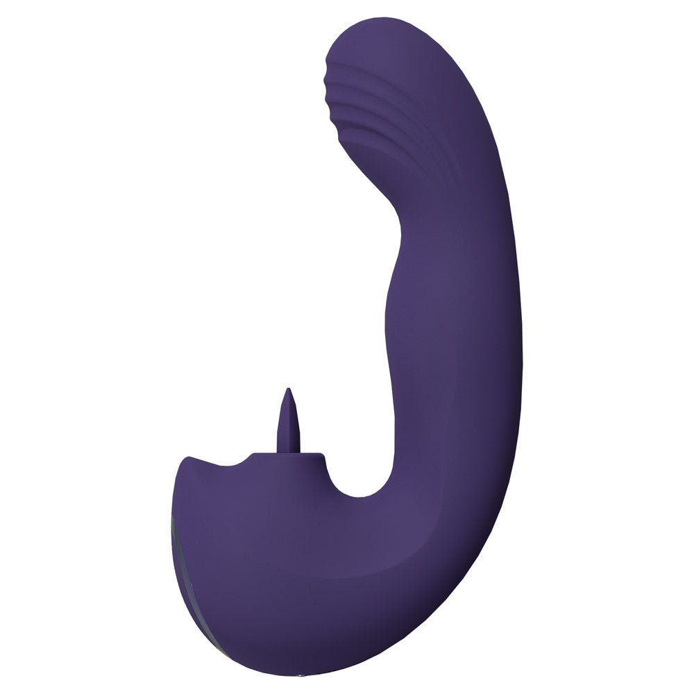 VIVE Yumi - Purple - Purple USB Rechargeable Triple Motor Vibrator-VIVE060PUR