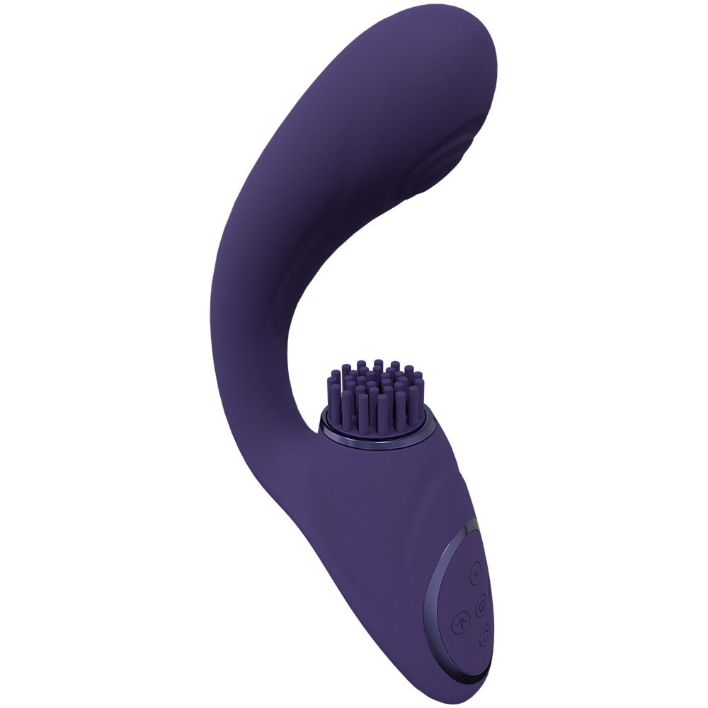 VIVE Gen - Purple - Purple USB Rechargeable Triple Motor Vibrator-VIVE061PUR