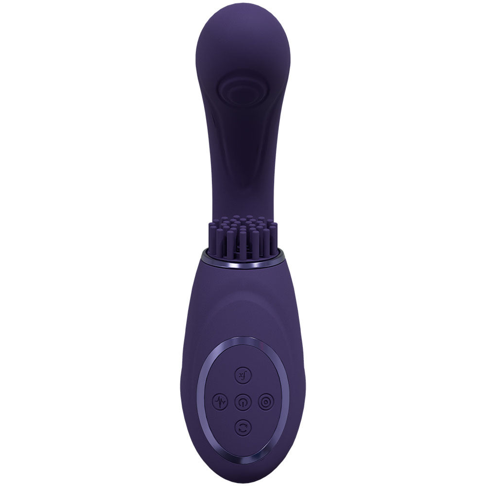 VIVE Gen - Purple - Purple USB Rechargeable Triple Motor Vibrator-VIVE061PUR