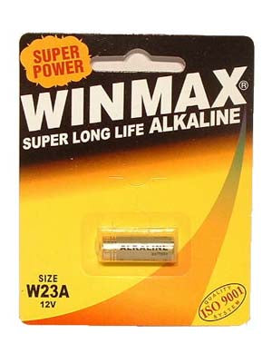 Winmax W23a Alkaline Battery - Alkaline Battery - W23A 1 Pack-W23A