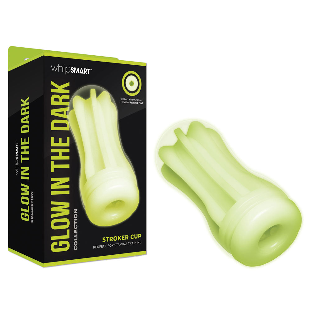 WhipSmart Glow In The Dark Stroker Cup - Glow In Dark Stroker-WS1052