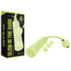 WhipSmart Glow In The Dark Penis Pump - With 3 Piece Cock Ring Set-WS1053