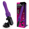 WhipSmart Thrusting Sex Machine - Purple 23 cm USB Rechargeable Thrusting Vibrator with Suction Mount-WS1065