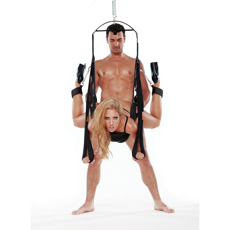 WhipSmart Fantasy Bondage Swing - Black Swing