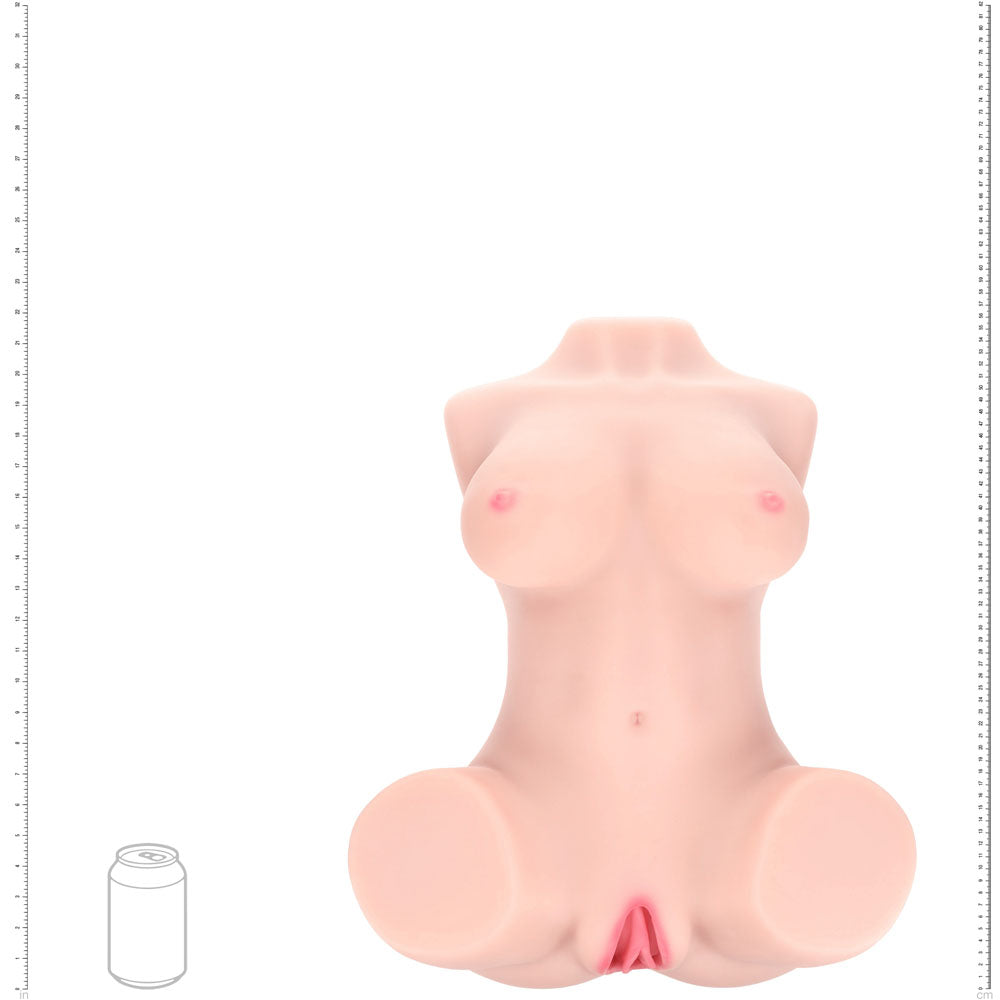 XKIN Bodyforms - Ava Monroe - Flesh Lifelike Torso Masturbator with Interchargeable Vagina Slee
