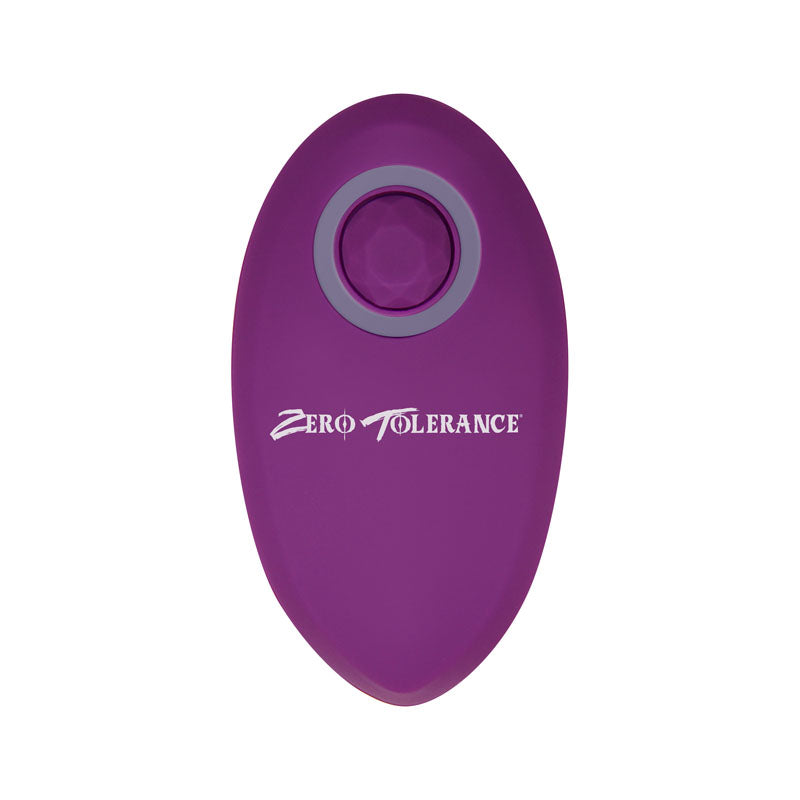 Zero Tolerance Tunnel Teaser - Purple 13.9 cm USB Rechargeable Butt Plug with Wireless Remote-ZE-AP-7631-2