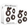 Zero Tolerance Ring My Bell - Black Cock Rings - Set of 4 - ZE-CR-4388-2