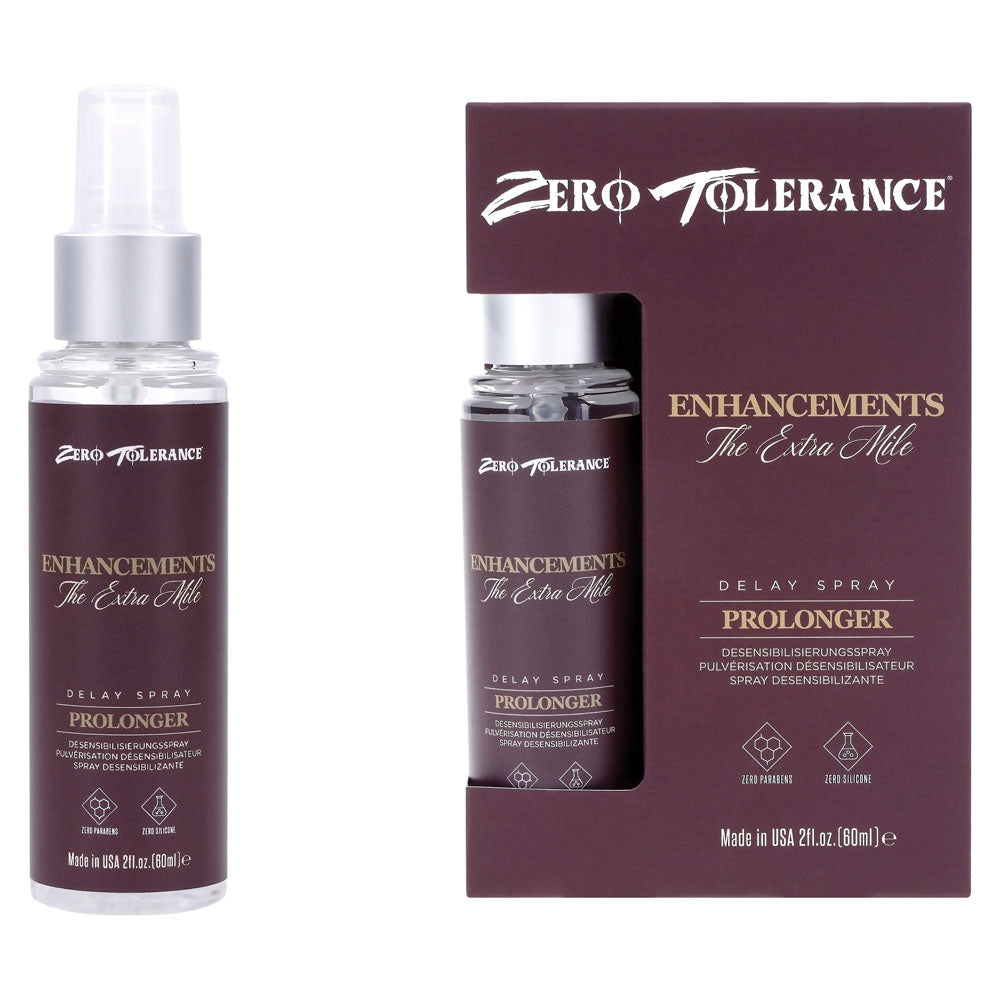 Zero Tolerance Enhancements - The Extra Mile - Delay Spray for Men - 60 ml Spray-ZE-LU-4363-2