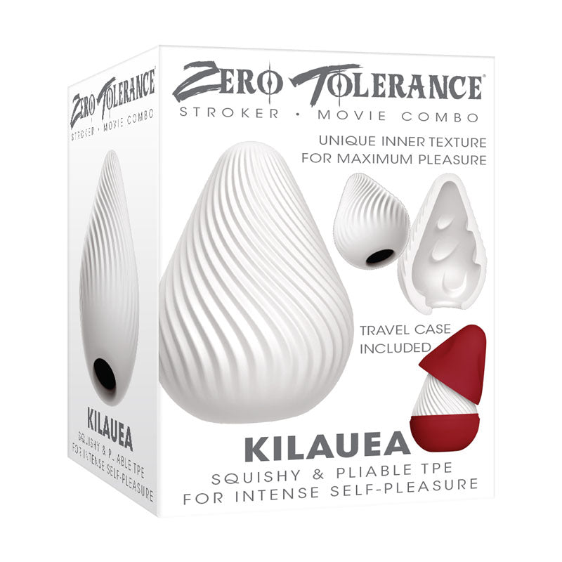 Zero Tolerance KILAUEA - White Mini Stroker Egg-ZE-MS-3435-2