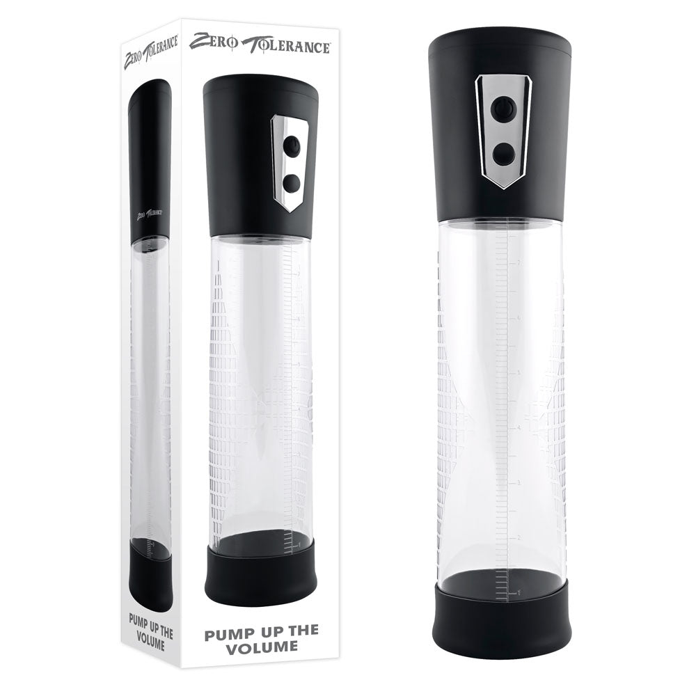 Zero Tolerance PUMP UP THE VOLUME - Clear Automatic Penis Pump-ZE-PP-2857-2