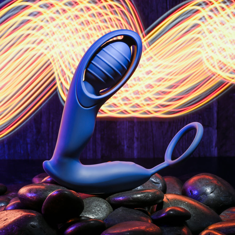 Zero Tolerance EXTRA MILE - Blue USB Rechargeable Vibrating Prostate Massager-ZE-RS-1713-2