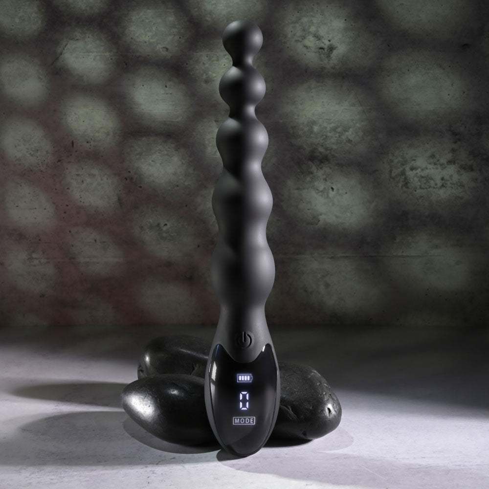 Zero Tolerance BACKDOOR BATON - Black 24 cm USB Rechargeable Vibrating Anal Beads-ZE-RS-5155-2