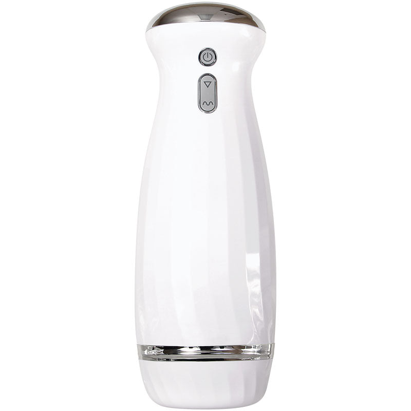 Zero Tolerance The Thrusting Stroker - White USB Rechargeable Thrusting Masturbator-ZE-RS-5583-2