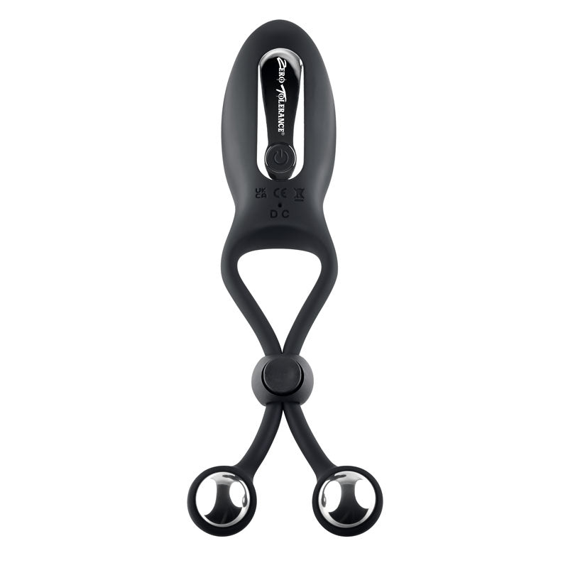 Zero Tolerance THE BIG BANG - Black USB Rechargeable Vibrating Lasso Cock Ring-ZE-RS-8256-2