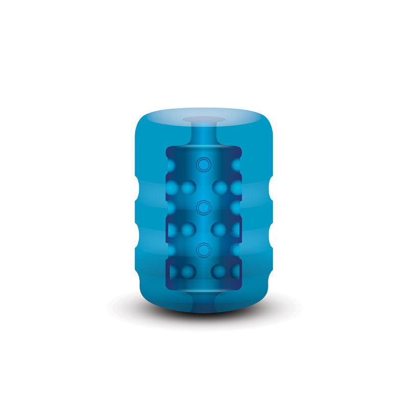 Zolo Backdoor Pocket Stroker - Blue Mini Stroker-ZO-6002