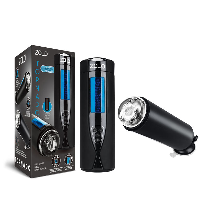 Zolo Tornado - USB Rechargeable Auto Masturbator-ZO-6030