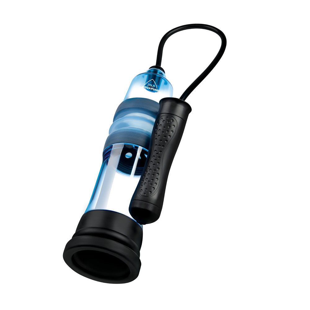 Zolo Aquapump Compact Auto - Blue Auto Water Penis Pump-ZO-6068