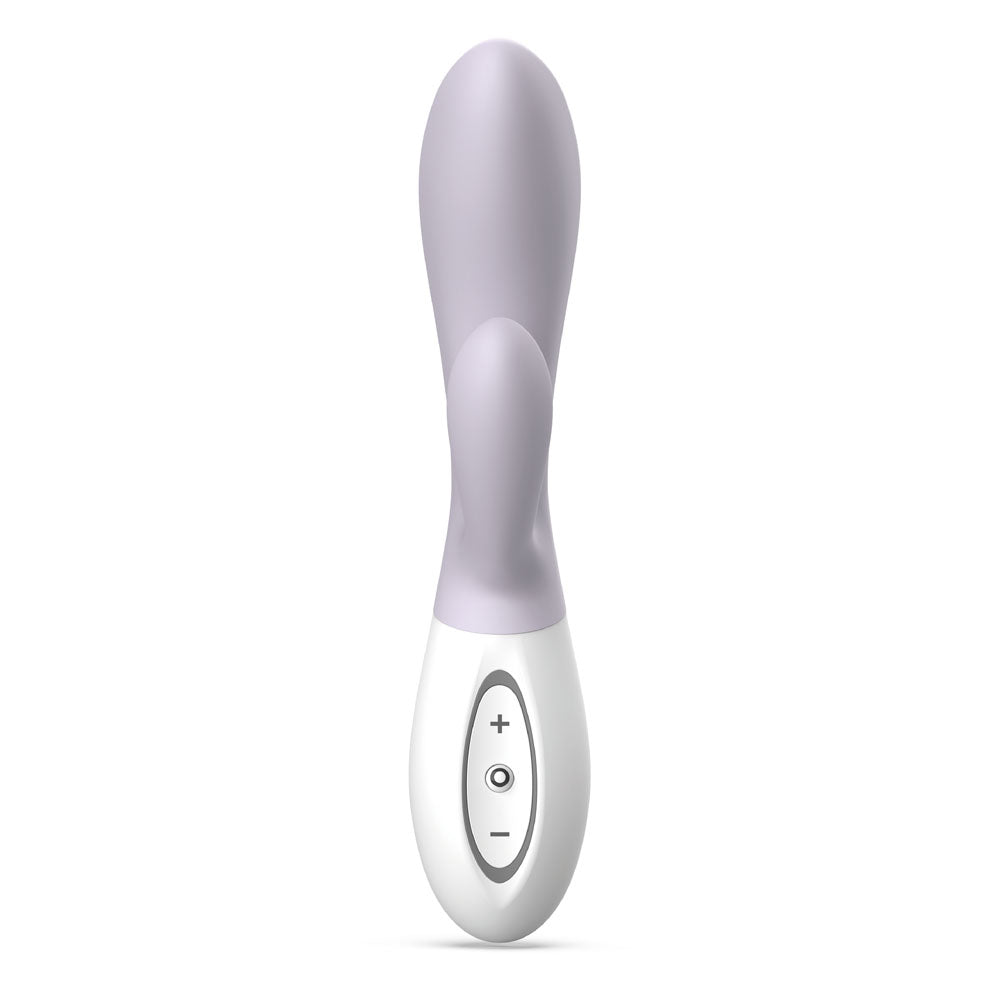 Zini Dew - Purple Hydrangea 20 cm USB Rechargeable Rabbit Vibrator-ZV201