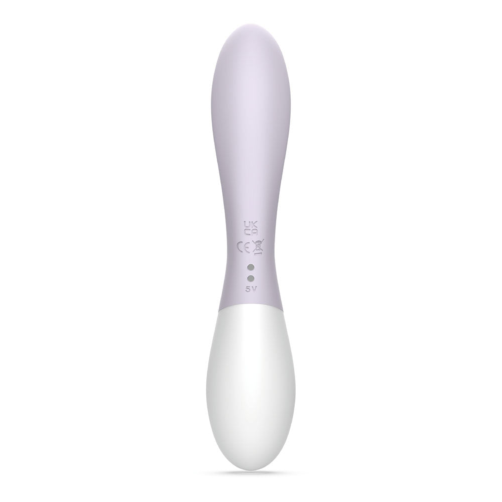 Zini Dew - Purple Hydrangea 20 cm USB Rechargeable Rabbit Vibrator-ZV201