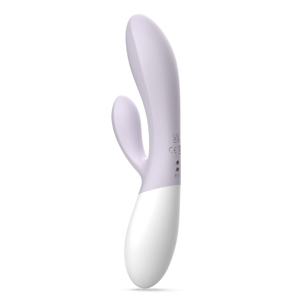 Zini Dew - Purple Hydrangea 20 cm USB Rechargeable Rabbit Vibrator-ZV201